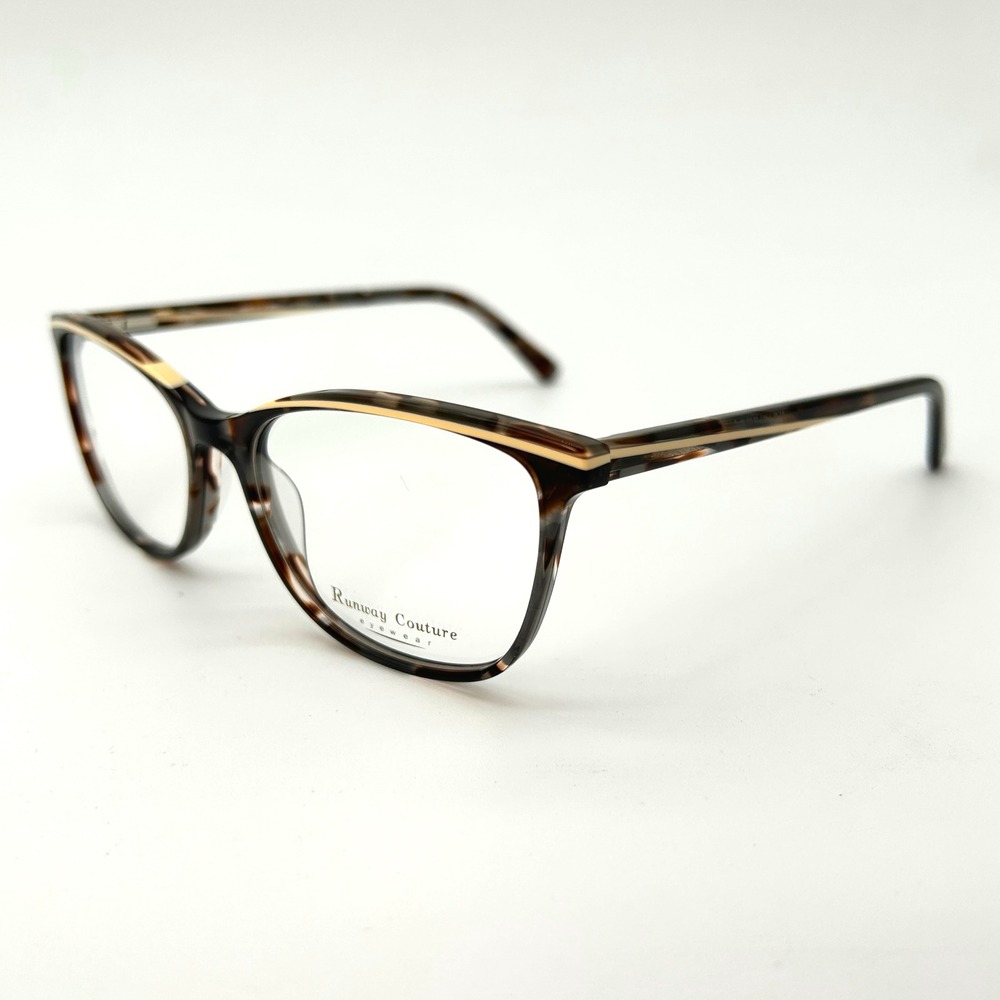 Womens Eyeglasses Frames Runway Couture RCE 317 Sz. 54-16-140 Tortoise Ivory NEW